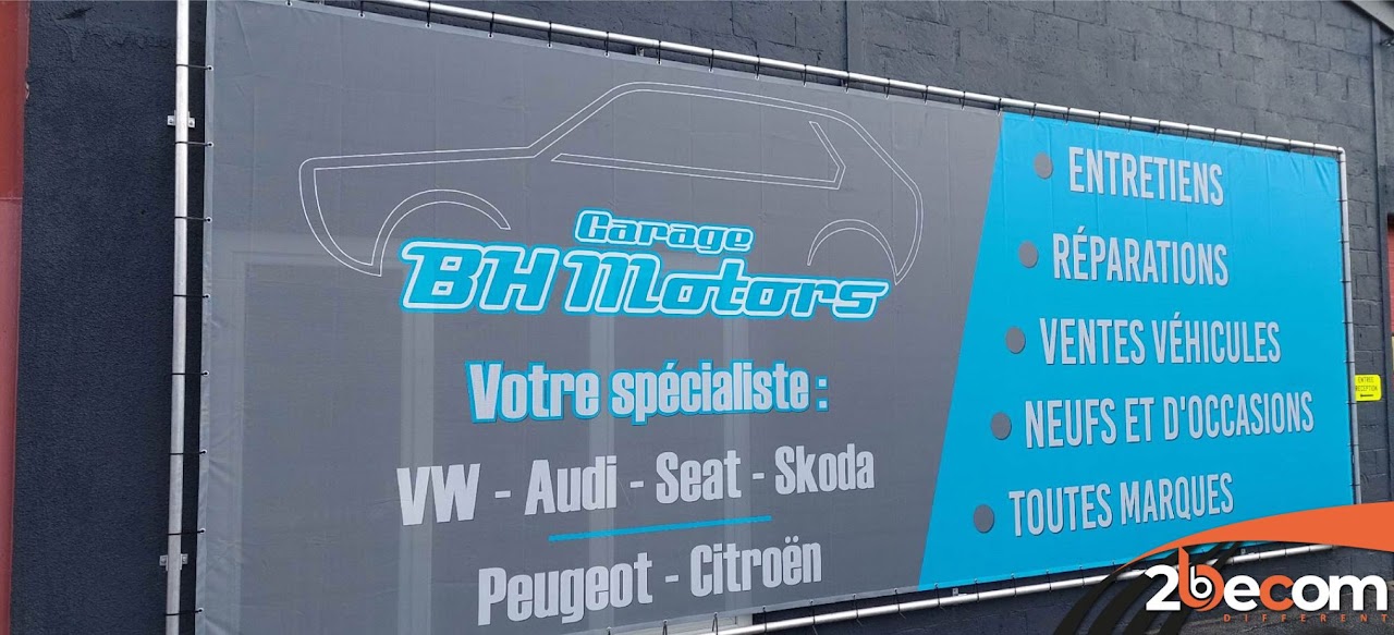 Bâche micro-perforée — réalisation 2BeCom